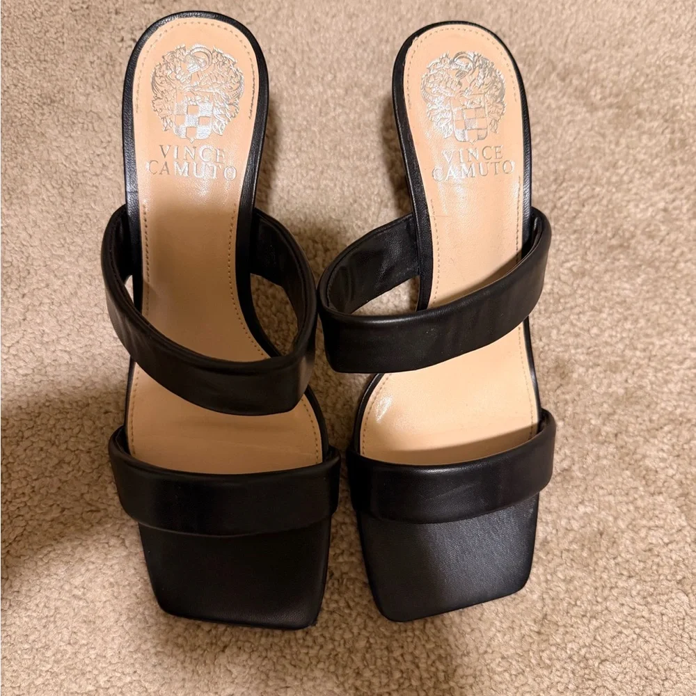 Vince Camuto Black Women's Heel Sandals - Picture 13 of 13